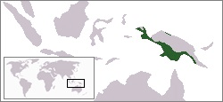 Range of Crocodile monitor lizard